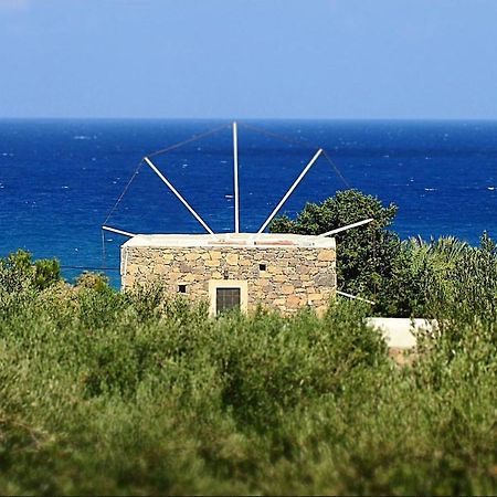 Authentic Cretan Stone Windmill Villa Sitia  Exterior foto