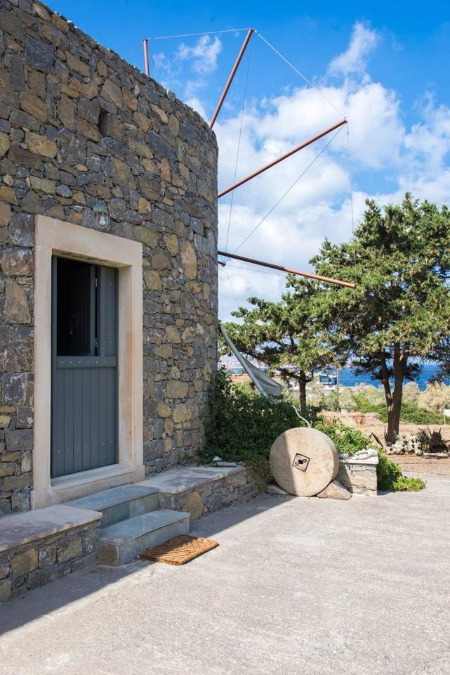 Authentic Cretan Stone Windmill Villa Sitia  Exterior foto