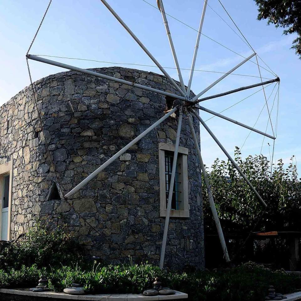 Authentic Cretan Stone Windmill Villa Sitia  Exterior foto