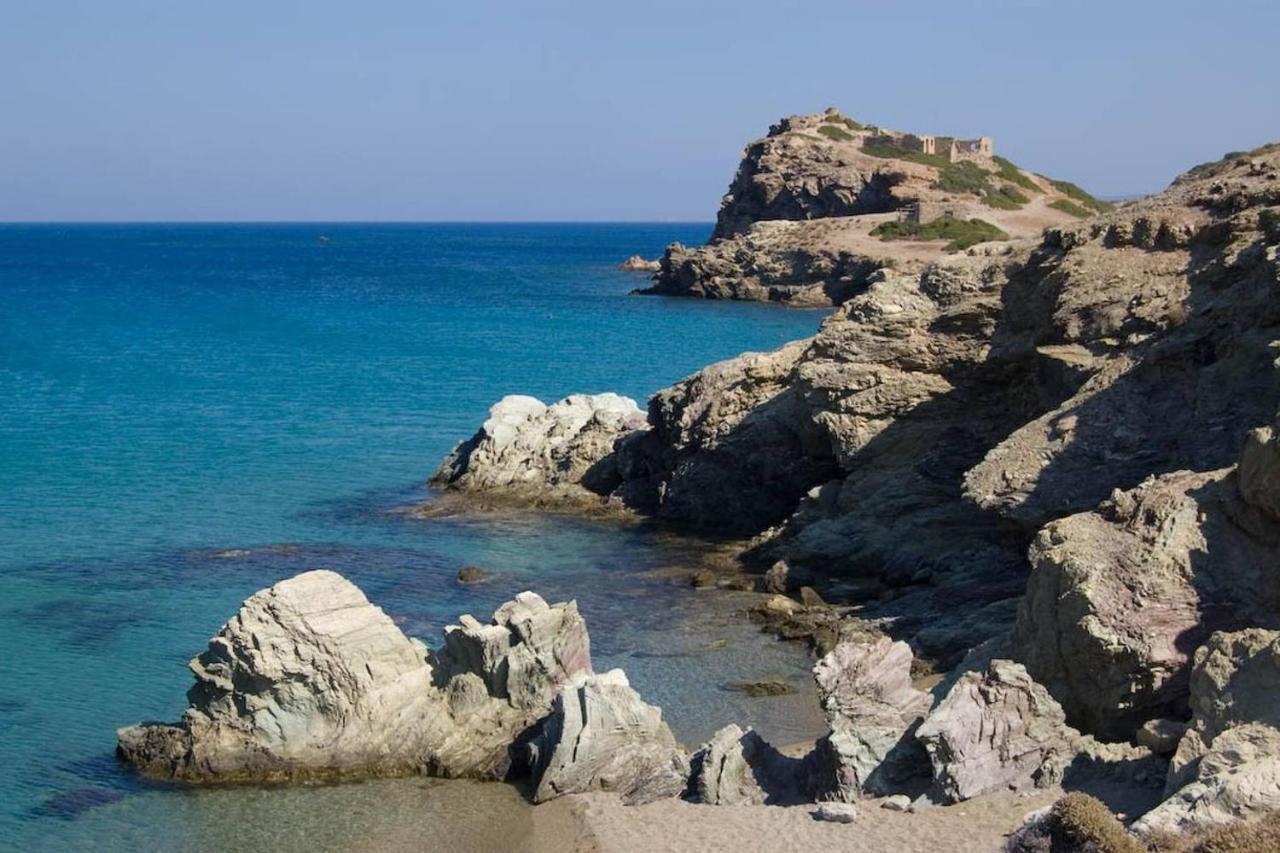 Authentic Cretan Stone Windmill Villa Sitia  Exterior foto